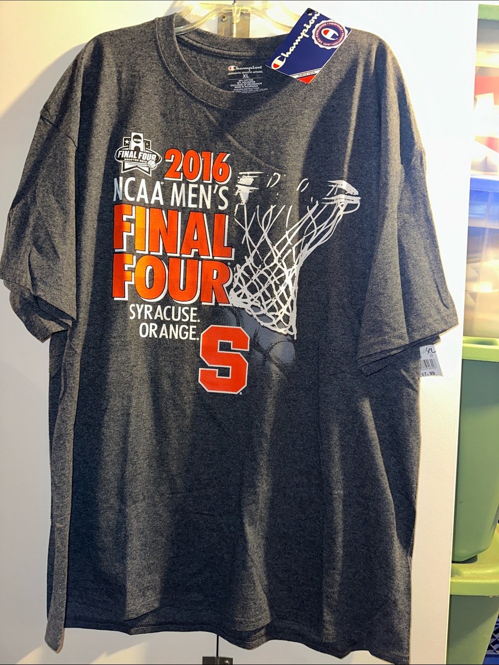 NCAA 2016 Syracuse Orange Men’s Final Four XL T-shirt (NWT)